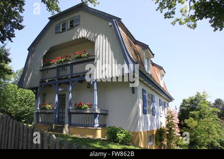 Murnau: Septembertag Haus Stockfoto