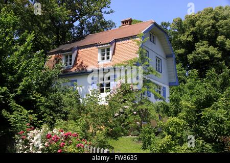 Murnau: Septembertag Haus Stockfoto