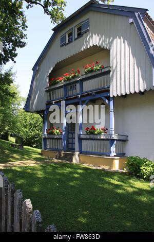 Murnau: Septembertag Haus Stockfoto