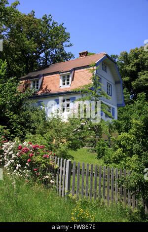 Murnau: Septembertag Haus Stockfoto