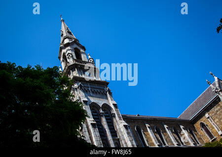 St. Thomas Kirche, Aviles, Spanien Stockfoto