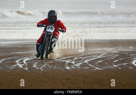 Mablethorpe Strand Racing Stockfoto