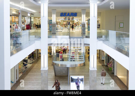 Sears Kaufhaus an der Cataraqui Town Centre Kingston, Ontario, auf Donnerstag, 14. Januar 2016. Stockfoto