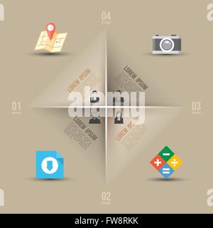 Modernes Business Bubble Rede Vorlage Stil. Vektor-Illustration. einsetzbar für Workflow-Layout, Grafik, Optionen, ste Stock Vektor