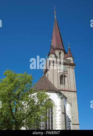 Münster Unserer Lieben Frau in Radolfzell am Bodensee, Deutschland. Stockfoto