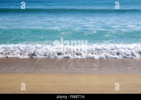 defokussierten Strand Hintergrund Stockfoto
