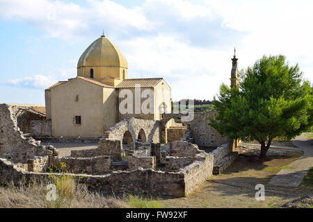 Kirche und Kloster Ruinen in Zakynthos, Griechenland Stockfoto