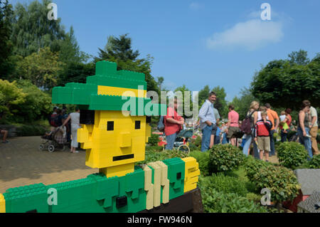 Legoland Billund, der ursprüngliche Legoland Park eröffnete am 7. Juni 1968 in Billund, Dänemark Stockfoto