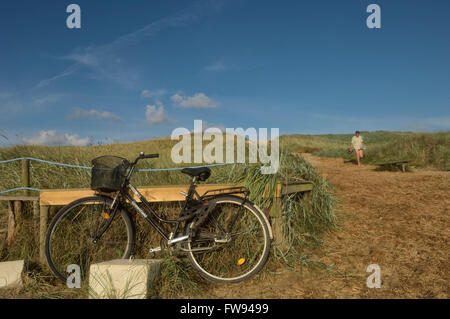 Bjerregård Strand Bjerregård. Hvide Sande. Westjütland. Dänemark Europa Stockfoto