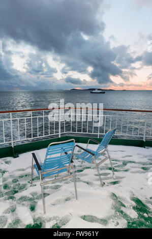 Hurtigruten Kreuzfahrt. Norwegen. Europa Stockfoto