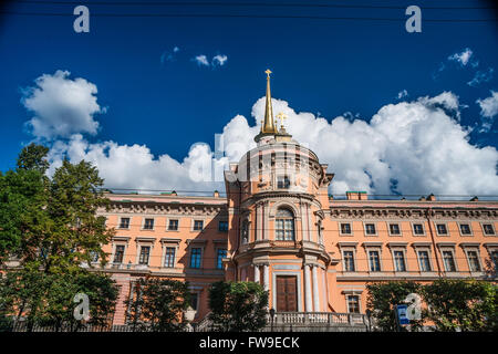 Mikhailovsky Castle, auch bekannt als St. Michael Castle oder Ingenieure Schloss Stockfoto