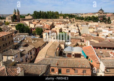 Ansicht der mittelalterlichen Stadt von Toledo, Spanien Stockfoto