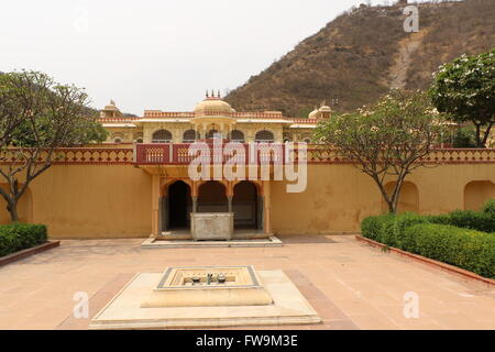 Sisodia Rani Gardan Palast, Jaipur Stockfoto