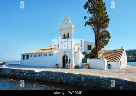 Kleinen orthodoxen Kloster auf der Insel Korfu in Griechenland Stockfoto