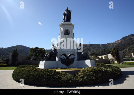 Berühmtheit, die letzten Ruhestätten - Forest Lawn Memorial Park Hollywood Hills: die Washington-Statue.  Mitwirkende: Allgemeine anzeigen wo: Los Angeles, California, Vereinigte Staaten von Amerika als: 1. März 2016 Stockfoto