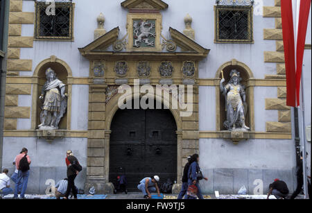 AUT, Österreich, Graz, das Landhaus an der Straße Herrengasse.  AUT, Oesterreich, Graz, Das Landhaus in der Herrengasse. Stockfoto