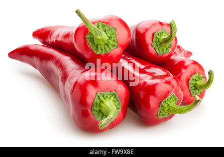 Paprika, isoliert Stockfoto