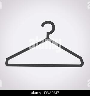 Kleiderbügel-Symbol Stock Vektor