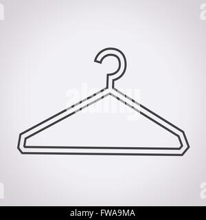 Kleiderbügel-Symbol Stock Vektor