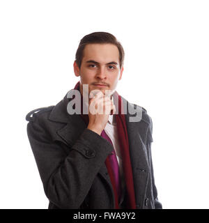 ernste Jüngling Stockfoto