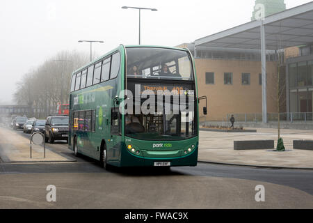 Thornhill Park &amp; Ride Bus, Oxford, UK Stockfoto