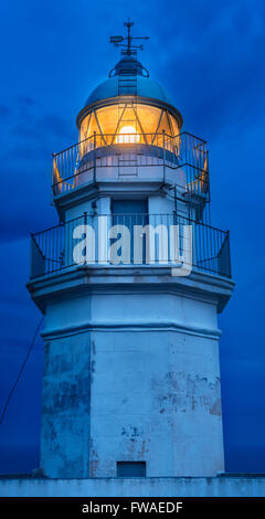 Leuchtturm von Cabo de Gata, Mesa Roldan, Almeria, Spanien Stockfoto