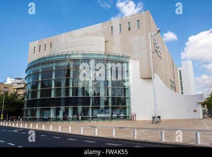 Habima Theater Habima Square (auch genannt Orchester Plaza) in der Stadt Tel Aviv, Israel Stockfoto