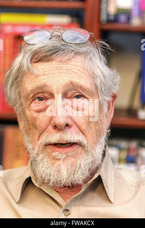 Gary Snyder ein amerikanischer Dichter bei seinem Besuch in Prag im Jahr 2007 Stockfoto