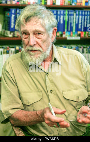 Gary Snyder ein amerikanischer Dichter bei seinem Besuch in Prag im Jahr 2007 Stockfoto