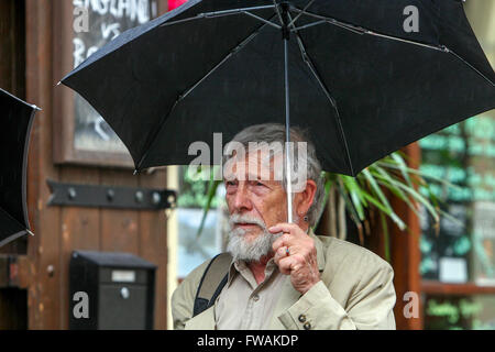 Gary Snyder ein amerikanischer Dichter bei seinem Besuch in Prag im Jahr 2007 Stockfoto