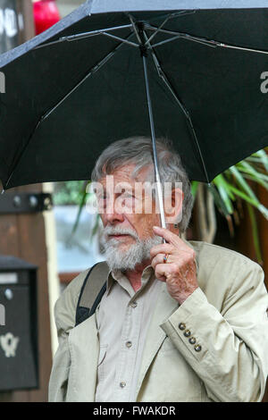 Gary Snyder ein amerikanischer Dichter bei seinem Besuch in Prag im Jahr 2007 Stockfoto