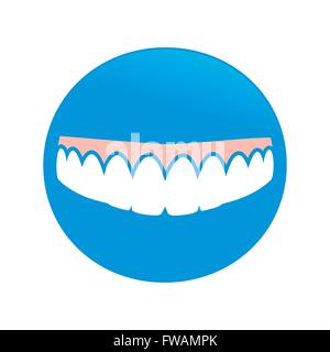 Gesunde zahnmedizinische Stock Vektor