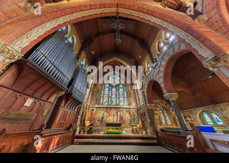 Lyndhurst, APR 2: Reisen in der Kirche St. Michael und alle Engel in Lyndhurst auf 2. April 2016 Stockfoto