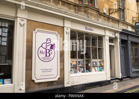 Stadt Bath Somerset England UK Herr B Bücher Stockfoto