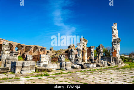 Das Amphitheater von Capua, das zweitgrößte amphitheater Stockfoto