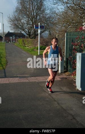 Loughborough Halbmarathon April 2016 Stockfoto