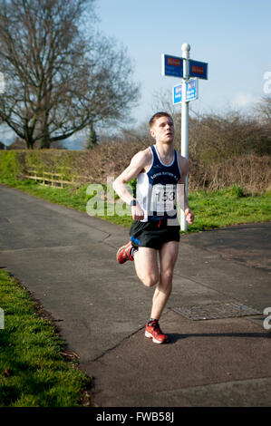 Loughborough Halbmarathon April 2016 Stockfoto