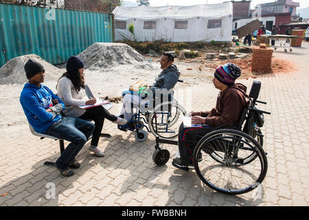 Nepal, Sangha, Wirbelsäulenverletzung Rehabilitationszentrum Stockfoto