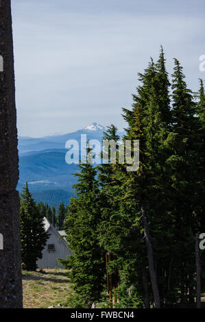 Mt Jefferson von in der Nähe von Timberline Lodge am Mt. Hood gesehen Stockfoto