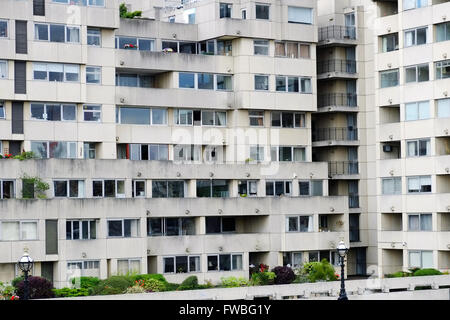 Die Apartments im oberen Boden, Blackfriars, London SE1, UK. Stockfoto