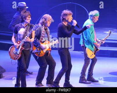 Rolling Stones, Ron Wood, Mick Taylor, Mick Jagger, Keith Richards, Philadelphia 21.06.2013 Foto Michael Brito Stockfoto