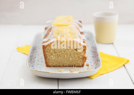 Zitrone-lbs-Kuchen Stockfoto