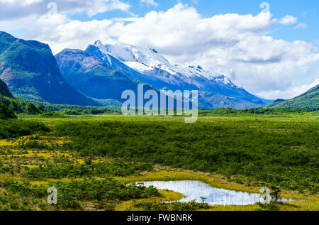 Hoher Berg im argentinischen Patagonien in Argentinien Stockfoto