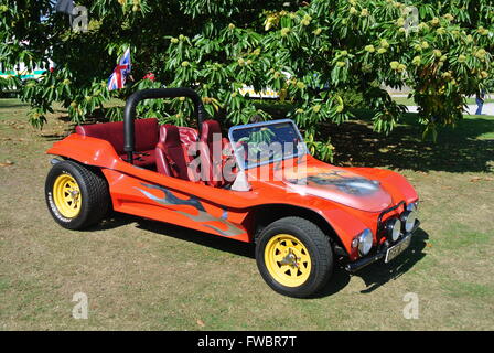 VW Strandbuggy abgestellt bei einer Oldtimer-show Stockfoto