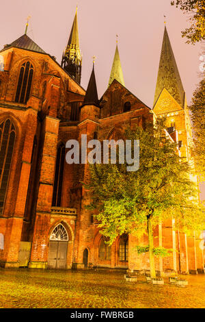 St. Marienkirche in Lübeck Stockfoto