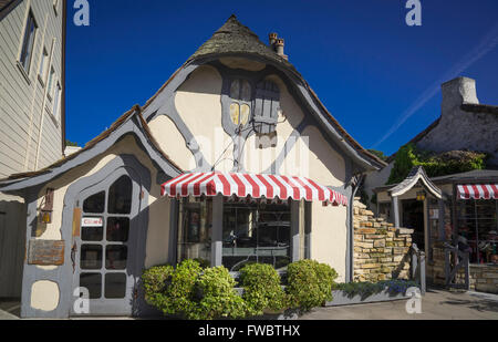 Atemberaubende Dorf Carmel in Kalifornien Stockfoto