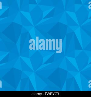 Abstraktes blau triangulierten Muster Stock Vektor