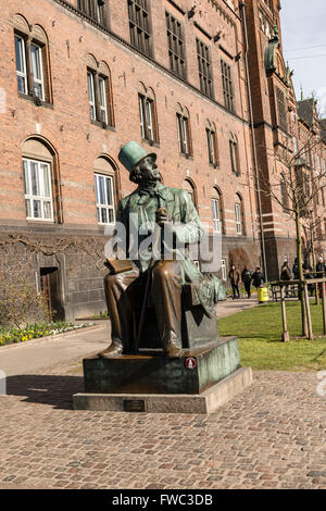 Statue von Hans Christian Anderson Stockfoto