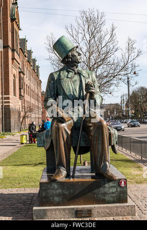 Statue von Hans Christian Anderson Stockfoto