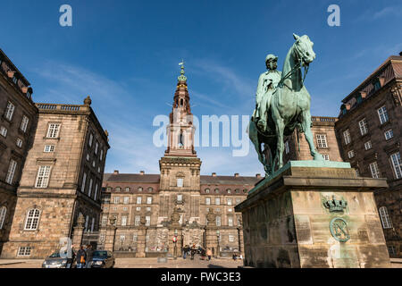 Schloss Christiansborg Stockfoto